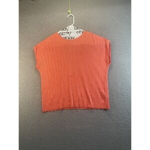 Womens TanJay short sleeve‎ shirt Size Large